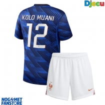 Francuska Randal Kolo Muani #12 Domaci Dres za djecu SP 2026 Kratak Rukav (+ Kratke hlače)